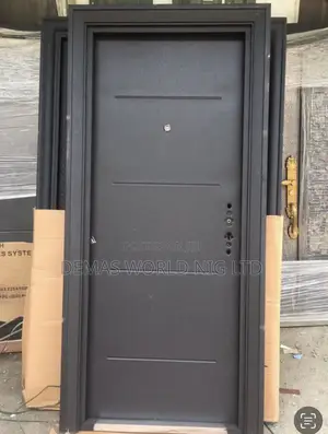 Black Steel Door 3 by 7ft German