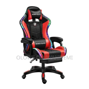 Gaming Chair, With Led Light and Bluetooth Speaker