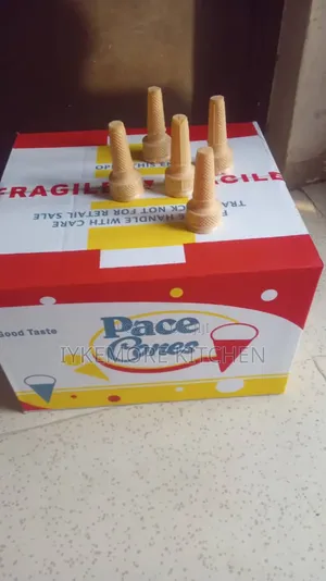 Ice Cream Pace Cones One Carton.