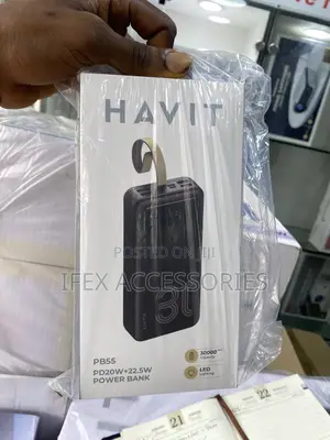 Havit Smart Charge Digital Power Bank Pb55 - 30000mah