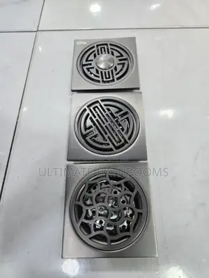 12x12cm Gun Grey Bathroom Floor Drain