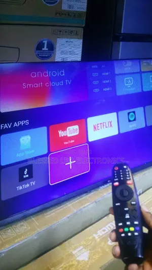 50 Inches With Unique and Sharp Building Showcase Tv