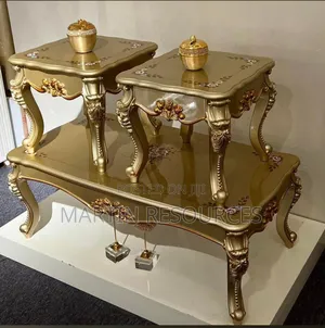 Centre Table With Side Stools for Living Room