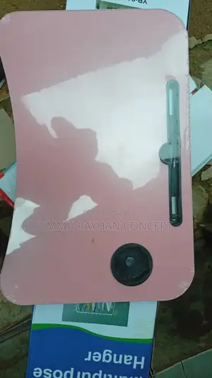 Pink Foldable Laptop Table