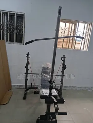 Portable Weights Bench With Latpull