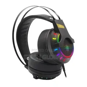 Super Bass Gaming Headphone With RGB Light