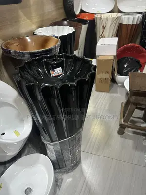 England Black Standing Washing Hand Basin 02
