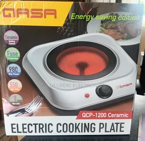 Qasa QCP-1200 Cer Single Burner Electric Cooker