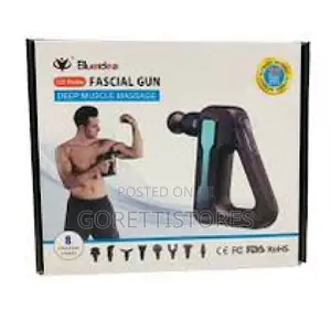 Led Display Fascial Gun Deep Muscle Massage With 8 Massage Heads