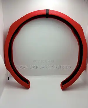 High Quality Anti Skid Glossy Carbon Fibre Steering Cover