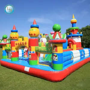 Kids Indoor Inflatable Playground With Obstacles