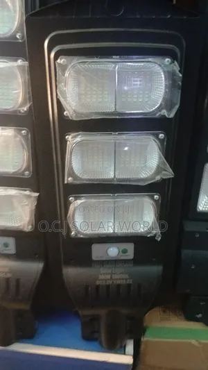Solar Street Light 3 Eyes 300watts