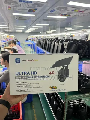 Motion Tracking Ultrahd Solar CCTV Camera