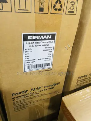Solar Energy Firman Lithium Ion Battery 5kwh/51.2votts