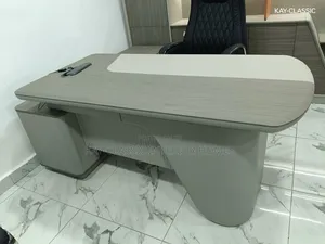 Executive Table And Bookshelf