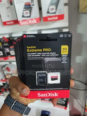 Sandisk 512gb Extreme Pro Memory Card 200mbps