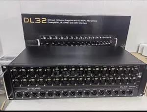 Midas Dl32, a 32-Input, 16-Output Digital Stage Box.