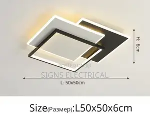 Simple Round Square Home New Modern Led Chandelier