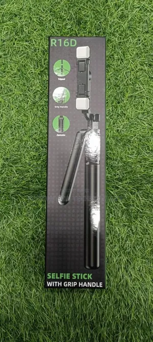 R16d 6ft Long Selfie Stick With Dual Light and Tripod
