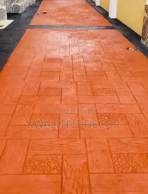 Adhesive Stamp Concrete Flooring