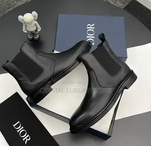 Dior Quality Luxury Men Genuine Leather Boots
