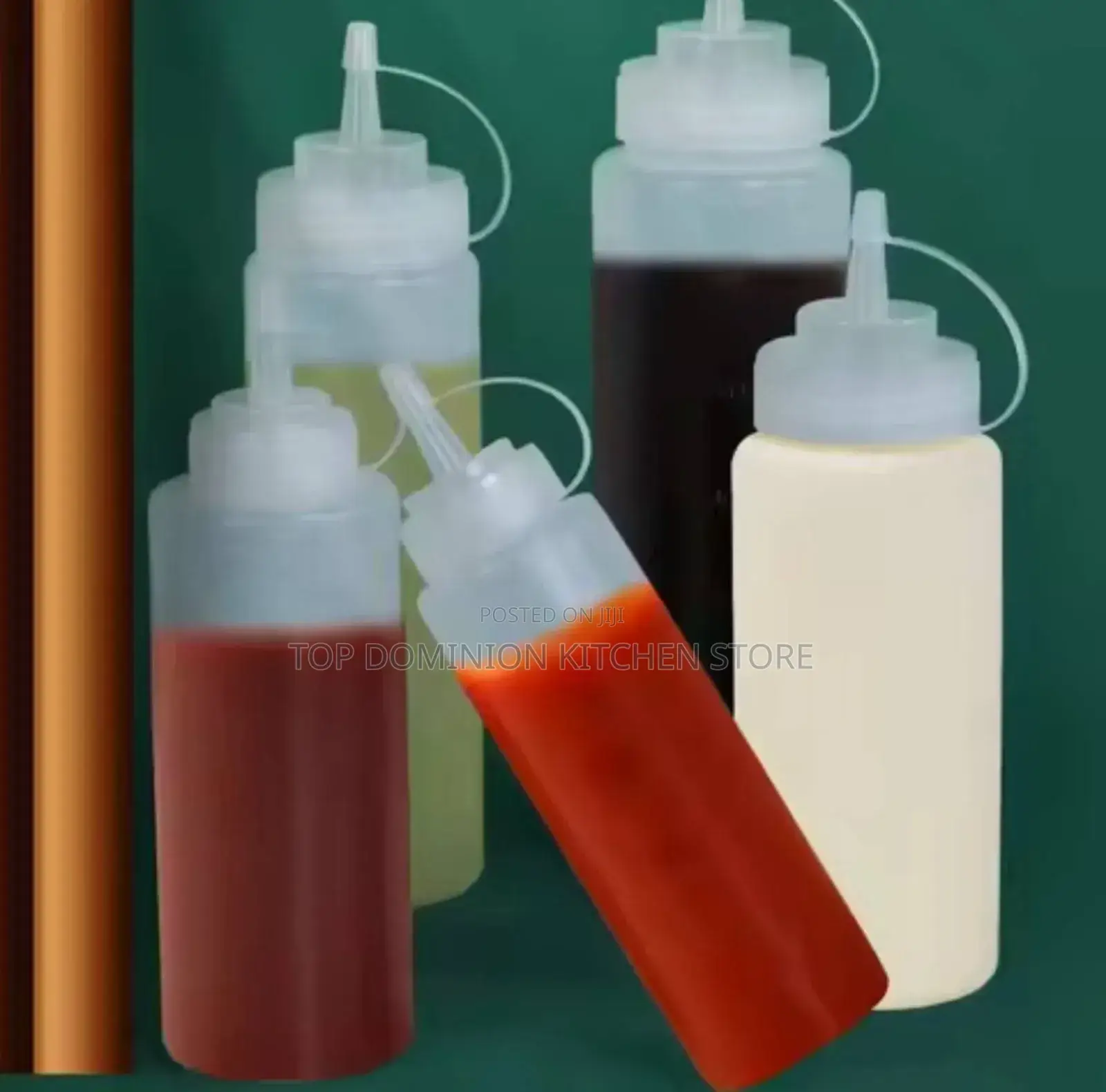 White Plastic Squeeze Bottle