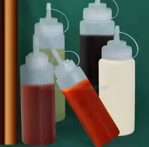 White Plastic Squeeze Bottle