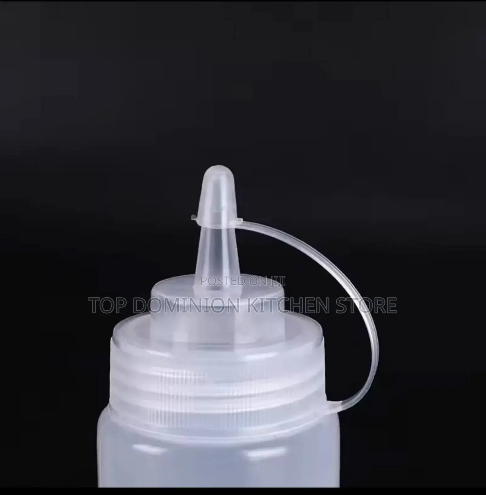 White Plastic Squeeze Bottle