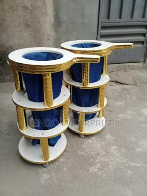 Gold Blue Offering Box