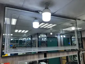 Black Frame Long Led Light For Salon