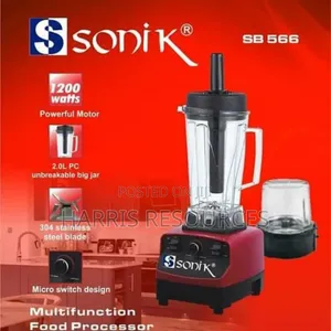 Sonik Double Cup Multifunction Blender