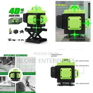 Green 16 Lines Level for Unbeatable Indoor Outdoor Use