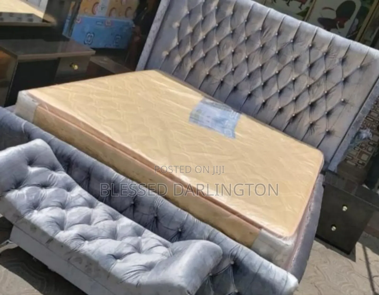 Standard High Bed Rest Upholstery Bed