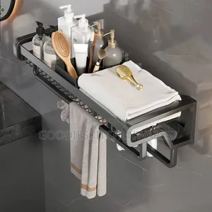 Wall Mounted Bathroom Rack With Towel Hanger