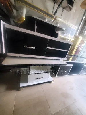 Tv Stand With a Drawer and Shelf