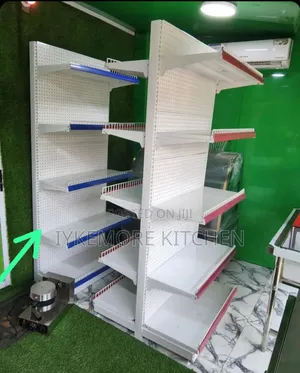 7/3 Ft Supermarket Double Side Shelves