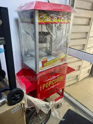 Imported Electric Popcorn Machine With Cart