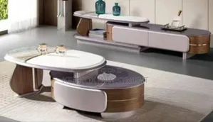 Foreign Designed Center Table and a Spacious Tv Stand