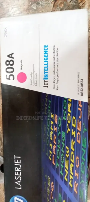Hp 508a Laserjet Toner Black Magenta Cyan Yellow