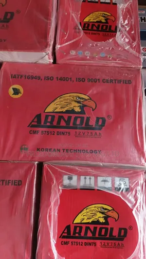 Arnold Car Battery 75ahm Original
