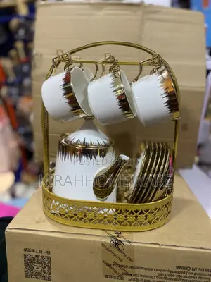 Luxury 13pcs Tea Set With Cup Holder