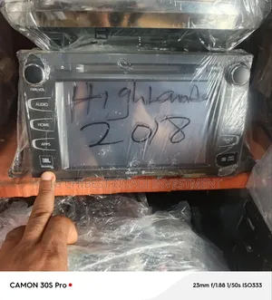Toyota Highlander Car Radio Screen for 2015 - 2018. Tested