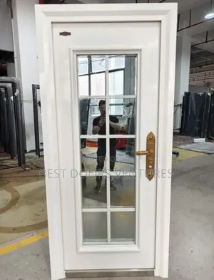 French Glass Door 3ft by 7ft White Color