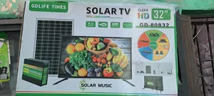 Solar Tv and Light and Fan