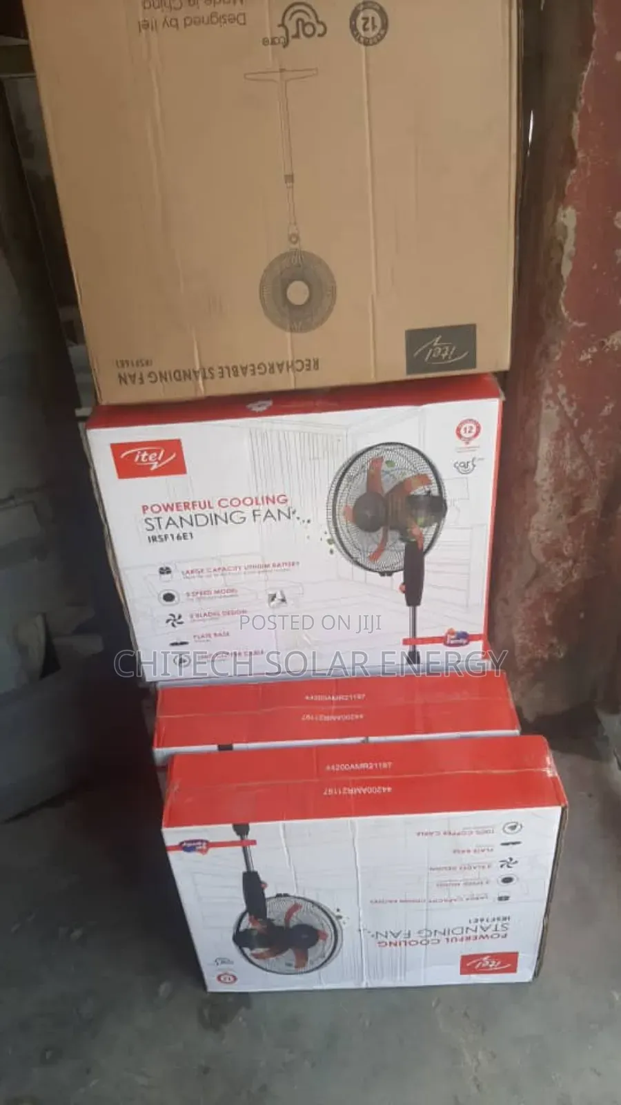 Itel Fan Rechargeable