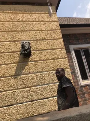 Painting and Screeding and Tyrolean
