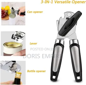 Qaulity 3in1 Stainless Steel Multifunctional Can Opener.