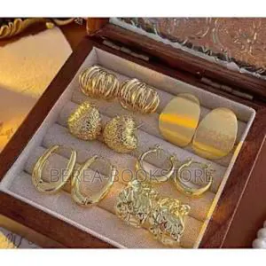 Elegant Earrings - 6 in 1 Set
