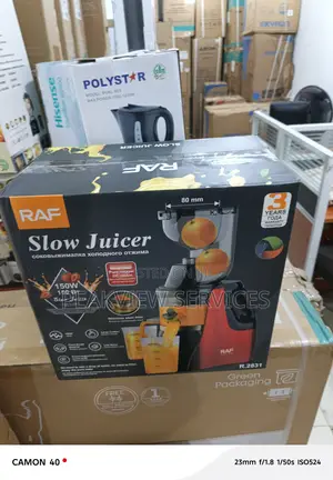 Raf R.2831 Slow Juicer High Nutrient Extraction, Low Noise