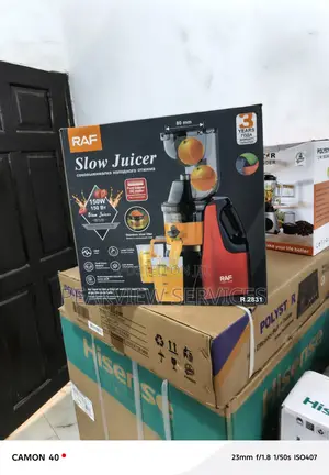 The Art of Juicing – Raf R.2831 Cold Press Extractor